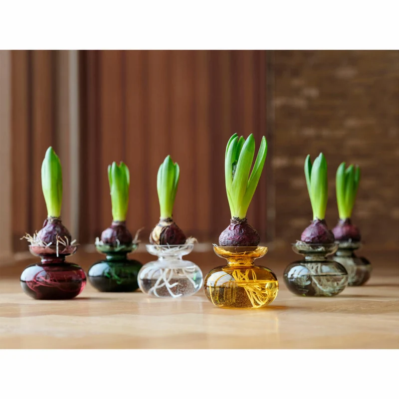 Zone Denmark Vase Inu Plum, Blumenvase, Dekovase, Glas, Blau, 9 cm, 33608