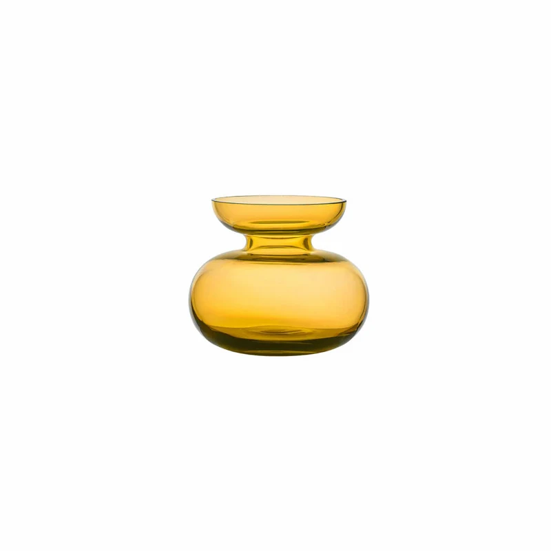 Zone Denmark Vase Inu Amber, Blumenvase, Dekovase, Glas, Braun, 9 cm, 33609