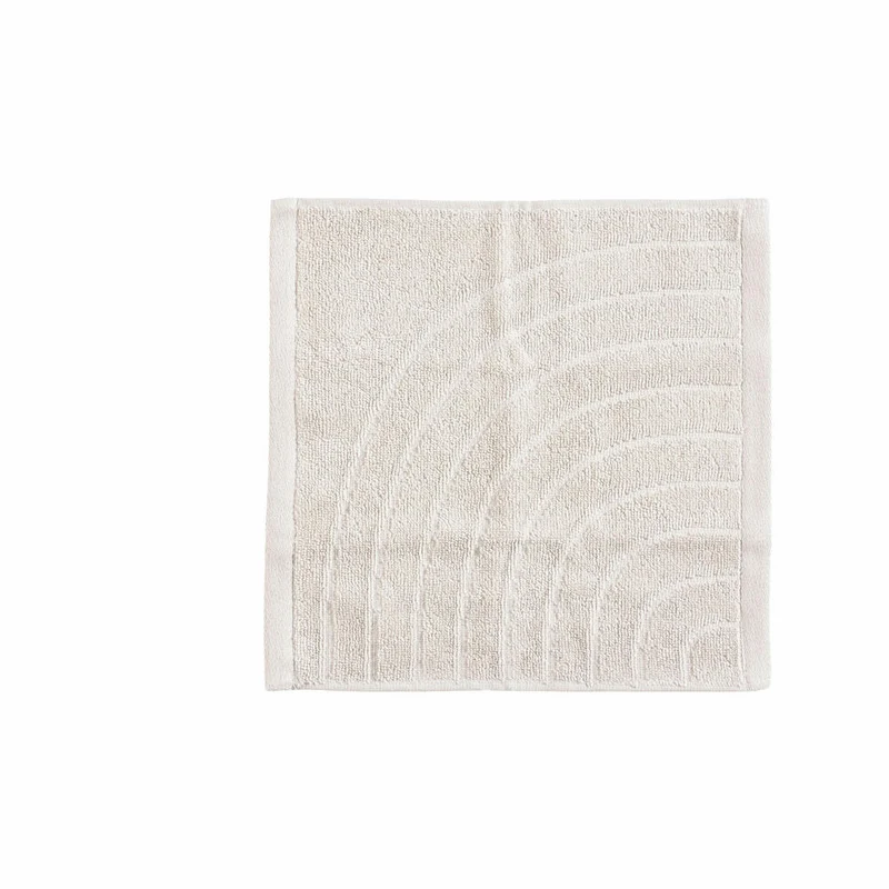 Zone Denmark Waschlappen Time Soft Grey, 100% Baumwolle, Grau, 30 x 30 cm, 33617