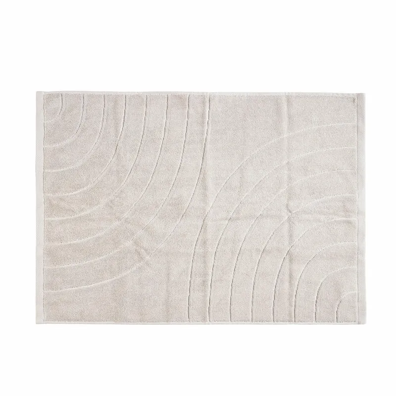 Zone Denmark Handtuch Time Soft Grey, 100% Baumwolle, Grau, 50 x 70 cm, 33618