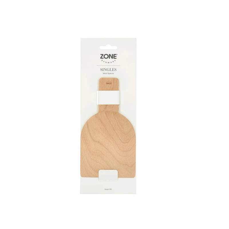 Zone Denmark Multi-Spatel Singles, Küchenwender, Buchenholz, Natur, 18 x 10 cm, 29624