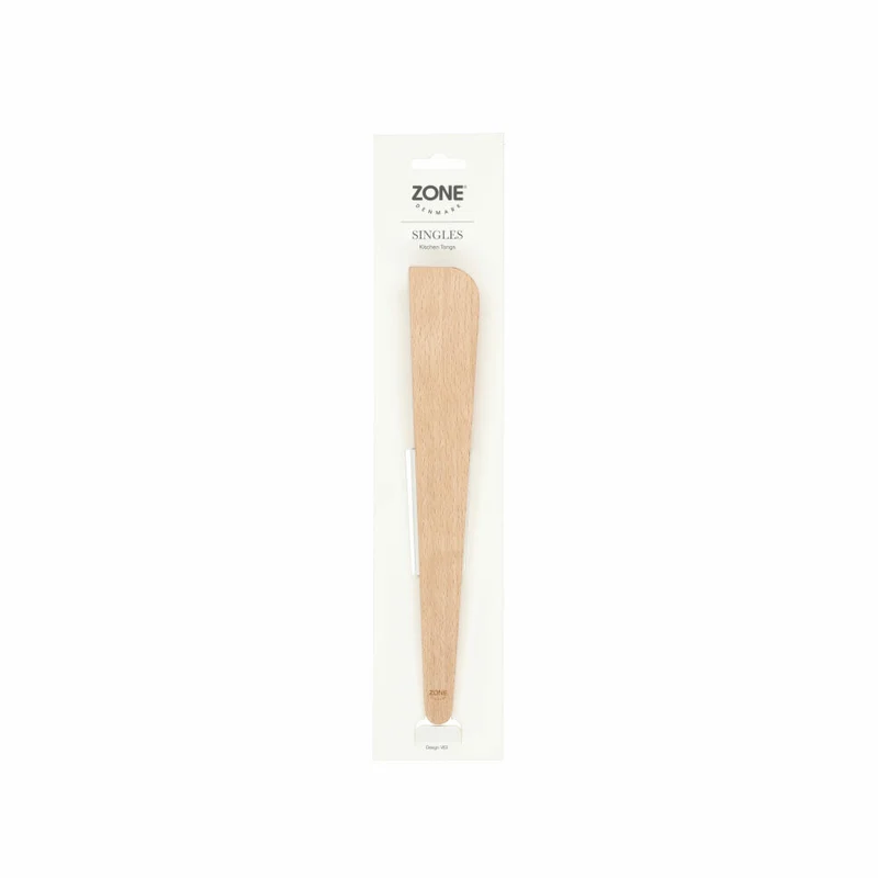 Zone Denmark Küchenzange Singles, Küchenpinzette, Buchenholz, Natur, 26 cm, 29625