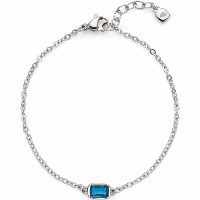 Leonardo Jewels Armband Sophia CIAO, Schmuckarmband, Armkette, Modeschmuck, Edelstahl, Glasstein, 024478