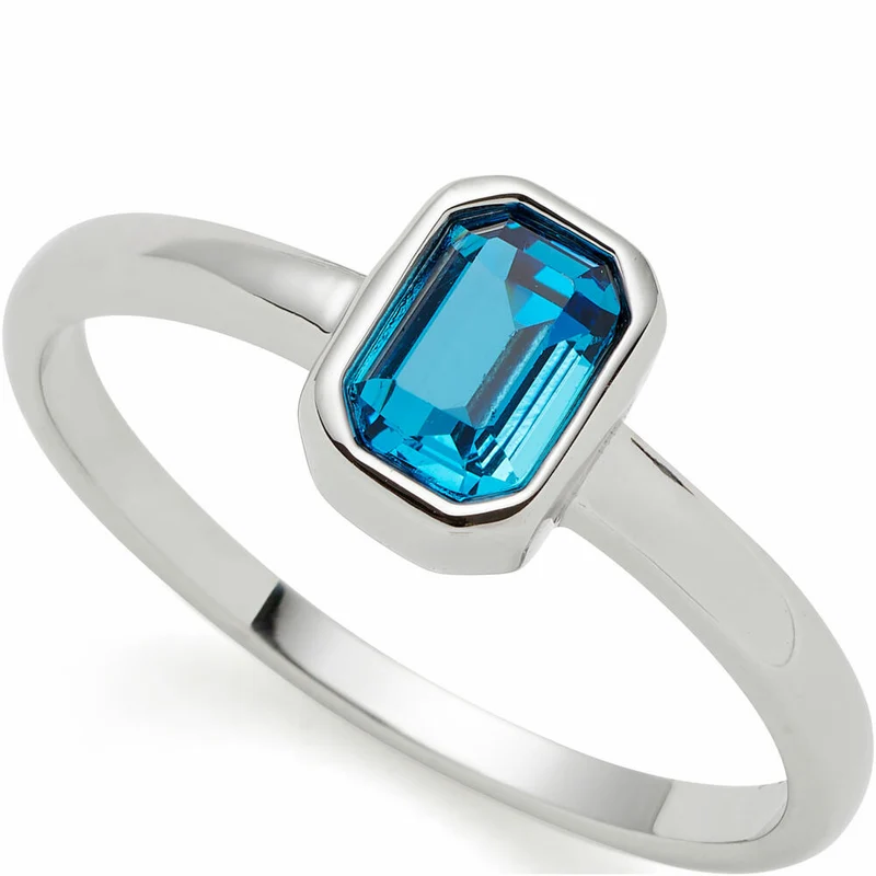 Leonardo Jewels Ring Sophia CIAO, Fingerring, Fingerschmuck, Schmuck, Größe 17, Edelstahl, Glasstein, 024484