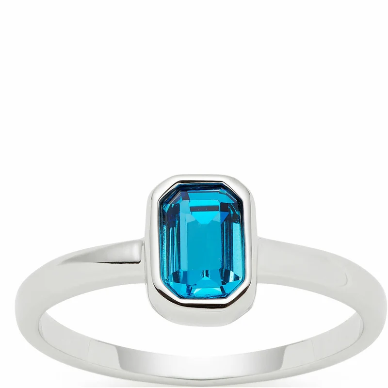 Leonardo Jewels Ring Sophia CIAO, Fingerring, Fingerschmuck, Schmuck, Größe 18, Edelstahl, Glasstein, 024503