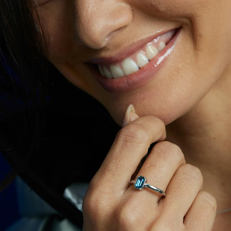 Leonardo Jewels Ring Sophia CIAO, Fingerring, Fingerschmuck, Schmuck, Größe 20, Edelstahl, Glasstein, 024553