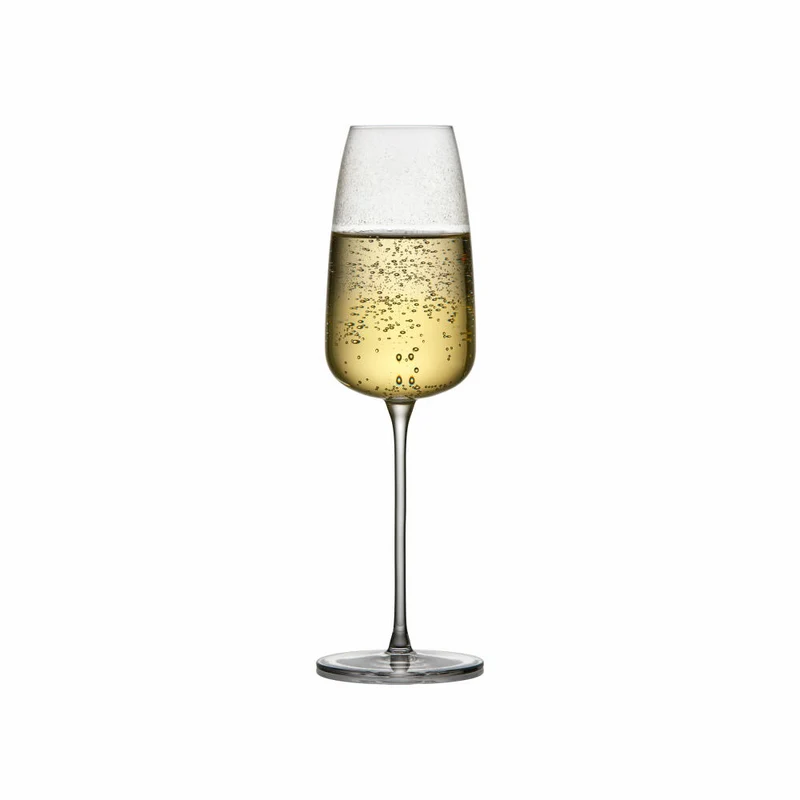 Lyngby Glas Sektglas Veneto 2er Set, Champagnergläser, Glas, Transparent, 360 ml, 31512