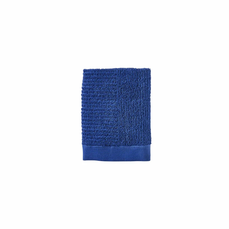 Zone Denmark Handtuch Classic Indigo Blue, 100% Baumwolle, Blau, 50 x 70 cm, 31572