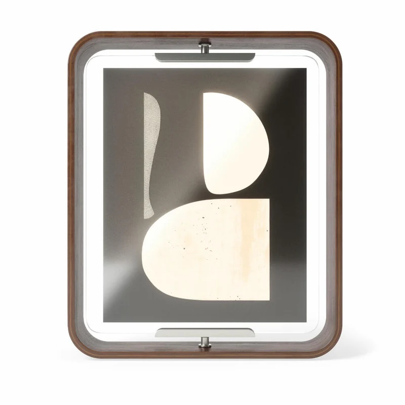 Umbra Tischbilderrahmen Bellwood, Fotorahmen, Holz, Glas, Walnuss Antik, für 10x15 cm, 1022486-746