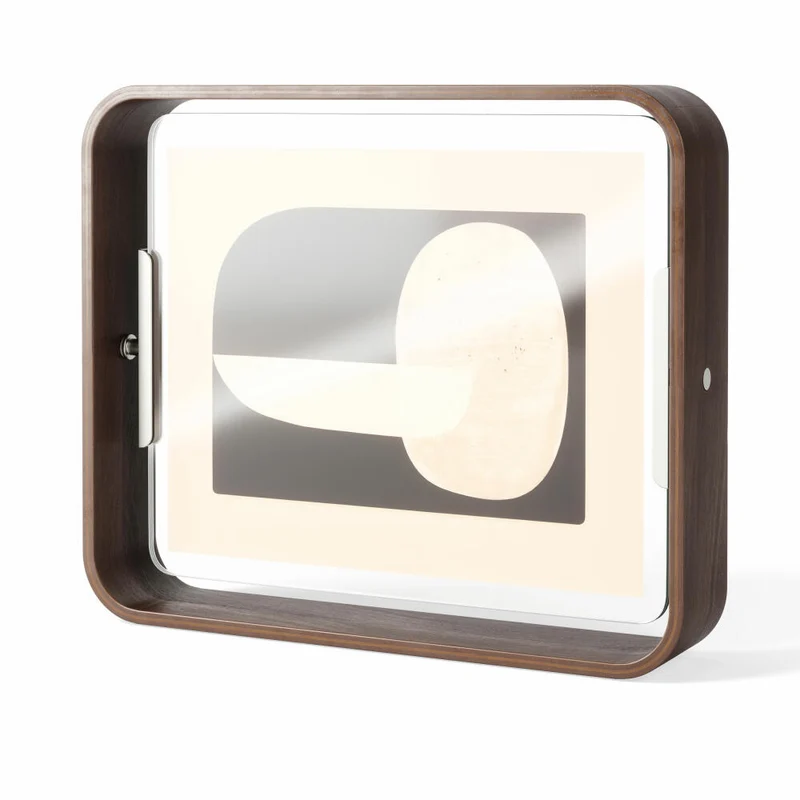 Umbra Tischbilderrahmen Bellwood, Fotorahmen, Holz, Glas, Walnuss Antik, für 10x15 cm, 1022486-746