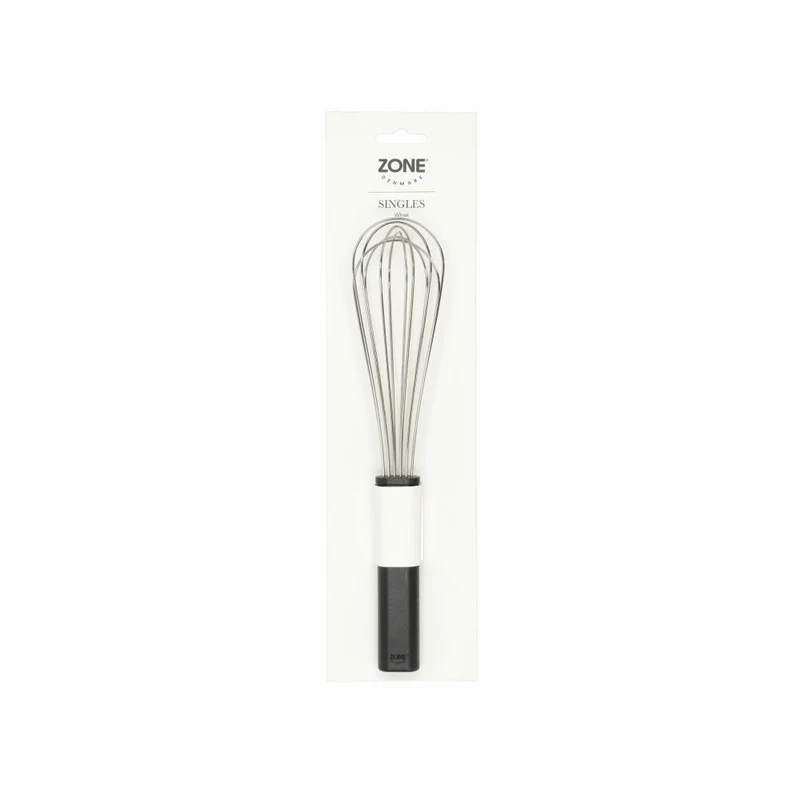 Zone Denmark Schneebesen Singles Black, PP-Kunststoff, Edelstahl, Schwarz, 28 cm, 29629