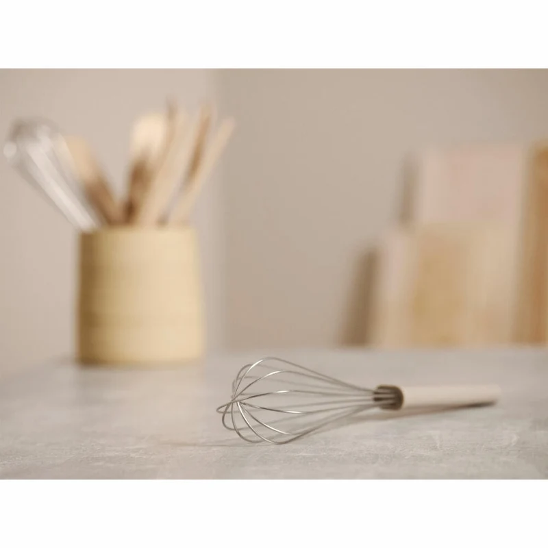 Zone Denmark Schneebesen Singles Soft Taupe, PP-Kunststoff, Edelstahl, Braun, 28 cm, 29630