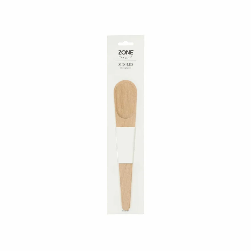 Zone Denmark Kochlöffel Singles, Rührlöffel, Buchenholz, Natur, 26 cm, 29632