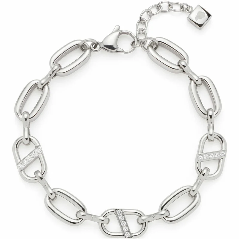 Leonardo Jewels Armband Narea, Schmuckarmband, Armkette, Modeschmuck, Edelstahl, Zirkonia, 024277