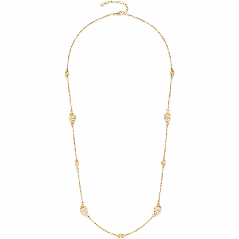 Leonardo Jewels Halskette 80 gold Herma, Kette, Schmuckkette, Modeschmuck, Edelstahl IP, Zirkonia, 024296