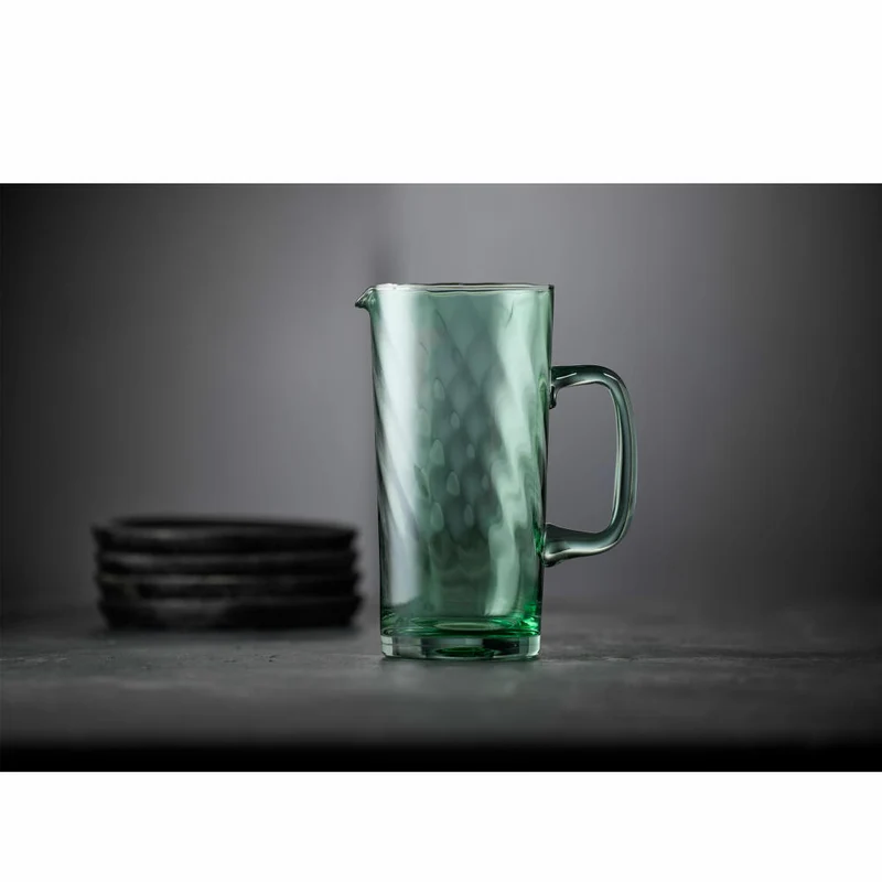 Lyngby Glas Kanne Vienna, Wasserkrug, Pitcher, Glas, Grün, 1.9 L, 31725