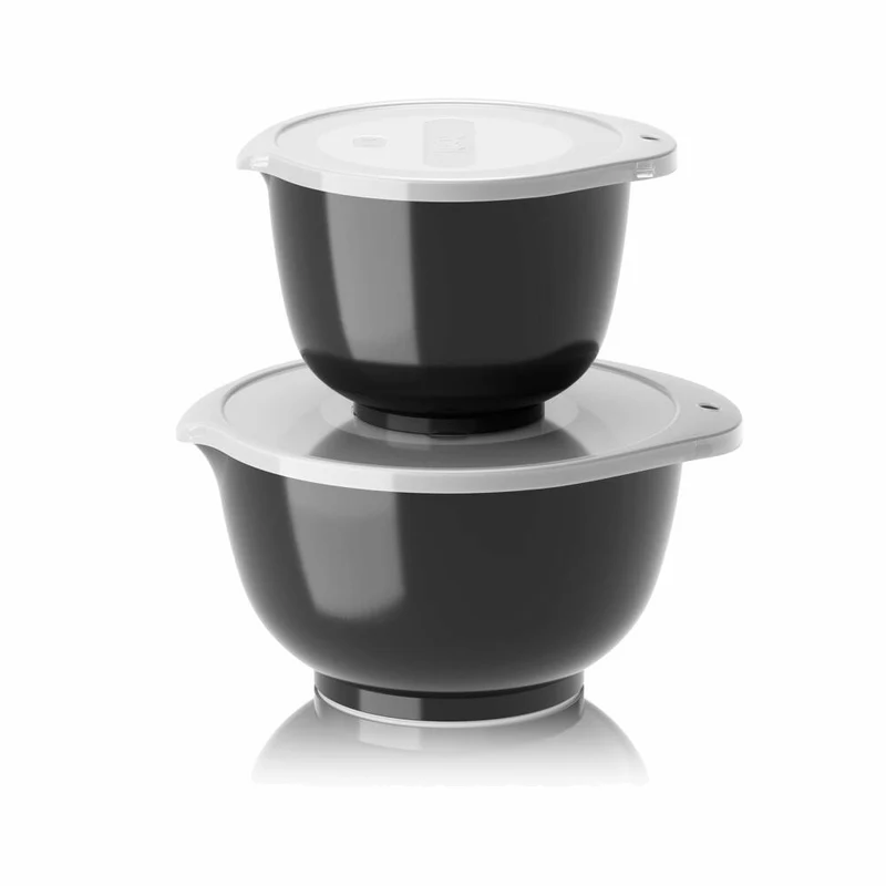 Rosti Schüssel-Set Margrethe New 4-tlg., Durostima, Schwarz, 1.5 + 3 L, 29930