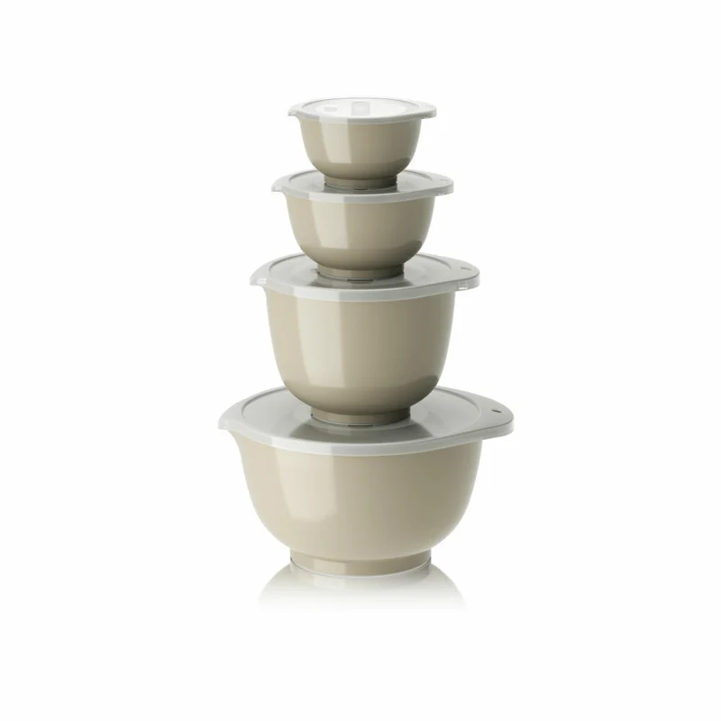 Rosti Schüssel-Set Margrethe New 8-tlg., Durostima, Humus, 0.25 + 0.5 + 1.5 + 3 L, 29970