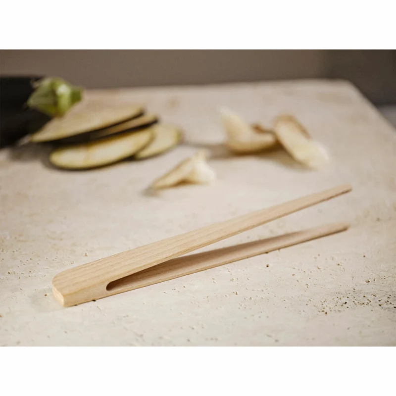 Zone Denmark Küchenpinzette Singles, Küchenzange, Buchenholz, Natur, 26 cm, 30693