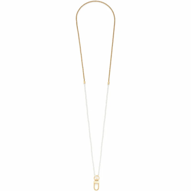 Leonardo Jewels Halskette 48 gold Lucinda, Kette, Schmuckkette, Modeschmuck, Edelstahl IP gold, Muschelperlen, 024329