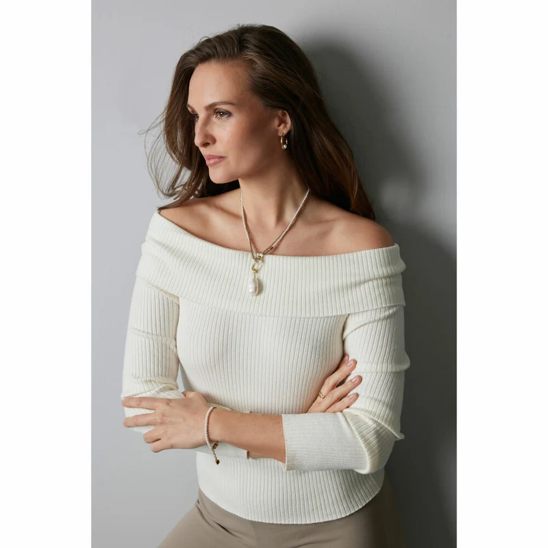 Leonardo Jewels Ohrstecker gold Lucinda, Ohrring, Ohrschmuck, Schmuck, Edelstahl IP gold, Perlen , 024332