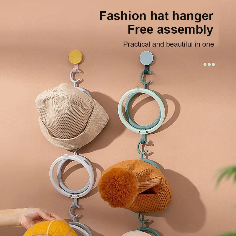 Multi-Purpose Creative Round Hook Hanger