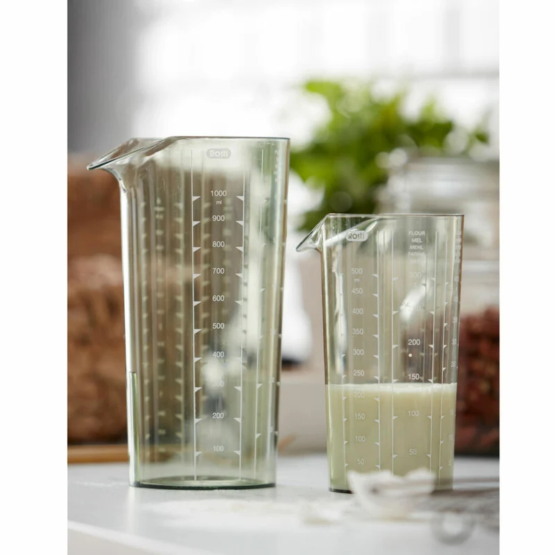 Rosti Messbecher Rauch, Rührbecher, SAN-Kunststoff, Braun, 1 L, 241121