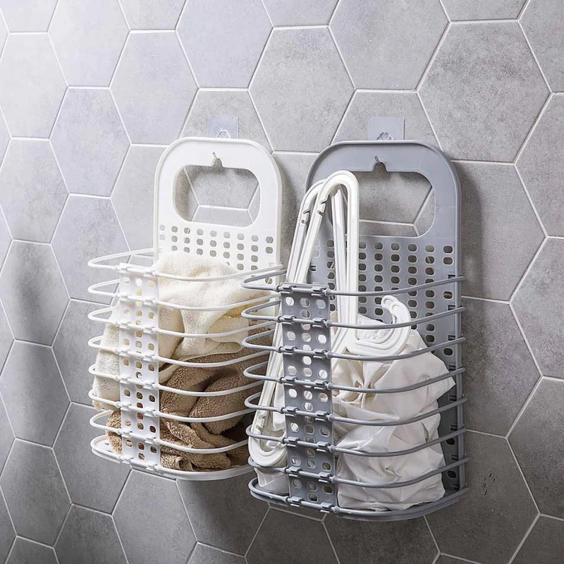 Panier à Linge Suspendu - Gain de Place - Salle de Bain