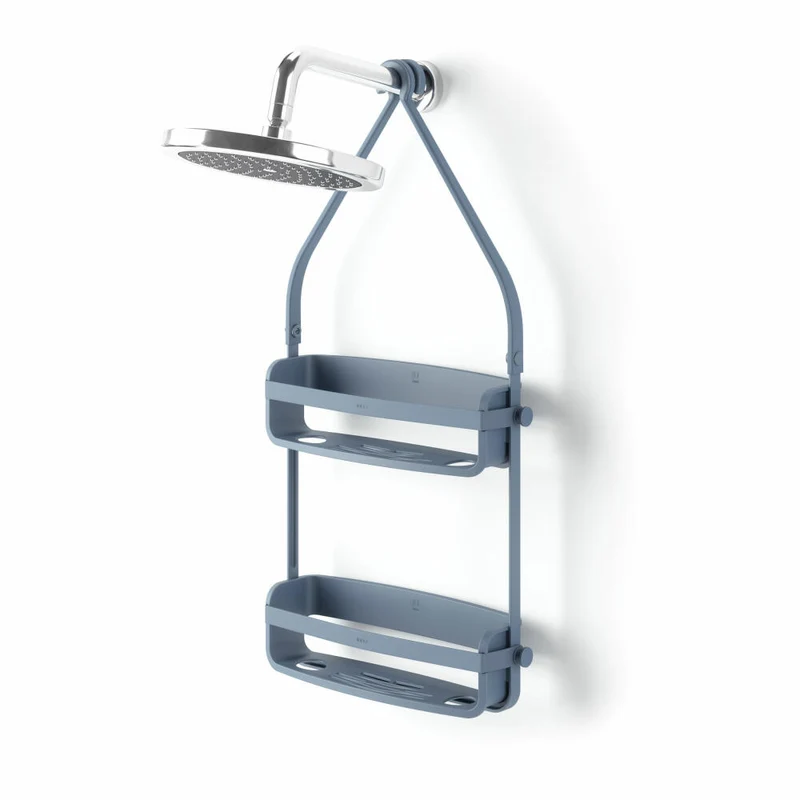 Umbra Duschablage Flex, Duschregal, Kunststoff, Schieferblau, 023460-1050
