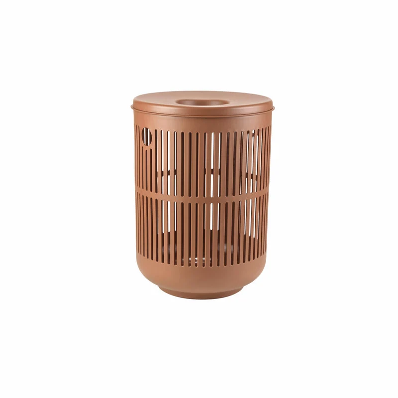 Zone Denmark Wäschekorb Ume Terracotta, Wäschetonne, PP-Kunststoff, Rot, 60 L, 31549