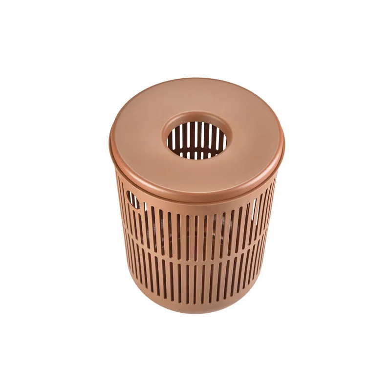 Zone Denmark Wäschekorb Ume Terracotta, Wäschetonne, PP-Kunststoff, Rot, 60 L, 31549