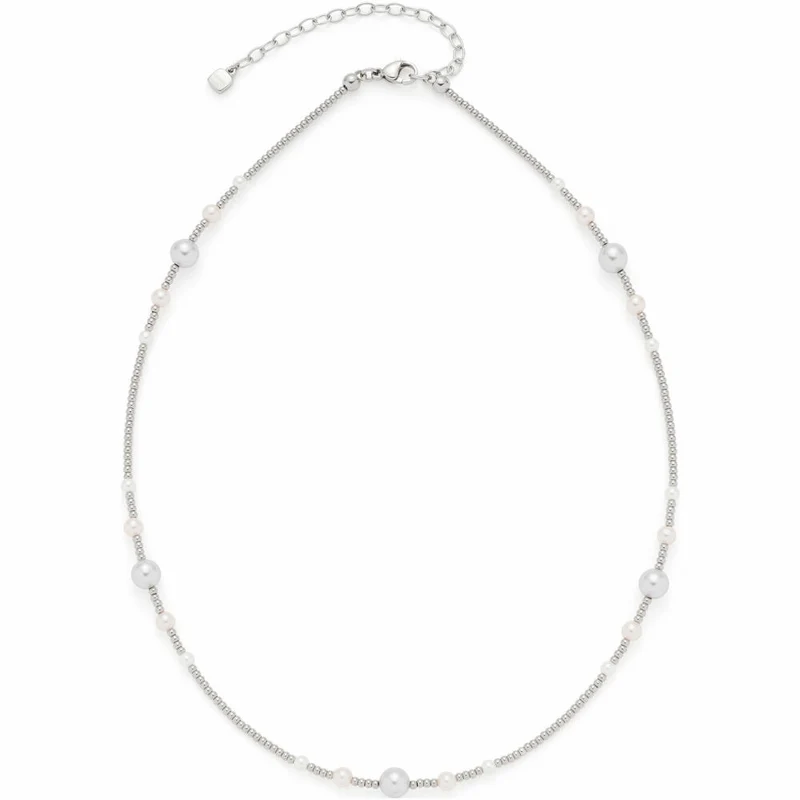 Leonardo Jewels Halskette 45 Elsana, Kette, Schmuckkette, Modeschmuck, Edelstahl, Perlen , 024333