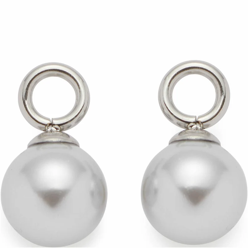 Leonardo Jewels Anhänger Perla Beautys, 2er Set, Ohrring-Anhänger, Ohrschmuck, Edelstahl, Perle , 024335