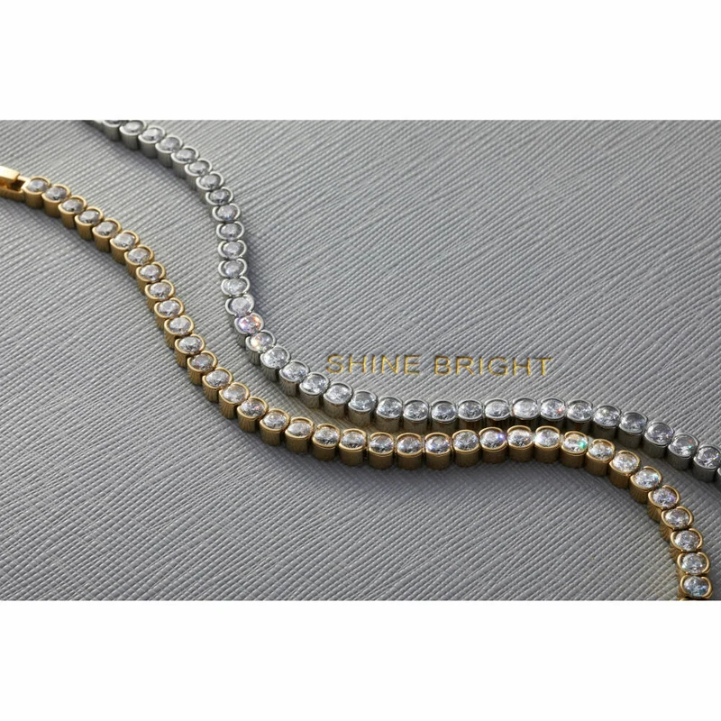 Leonardo Jewels Armband Cremona, Schmuckarmband, Armkette, Modeschmuck, Edelstahl, Zirkonia, 024336
