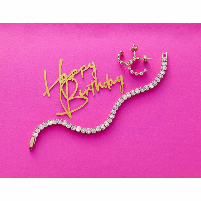 Leonardo Jewels Ohrstecker Cremona gold, Ohrring, Ohrschmuck, Schmuck, Edelstahl IP gold, Zirkonia, 024339