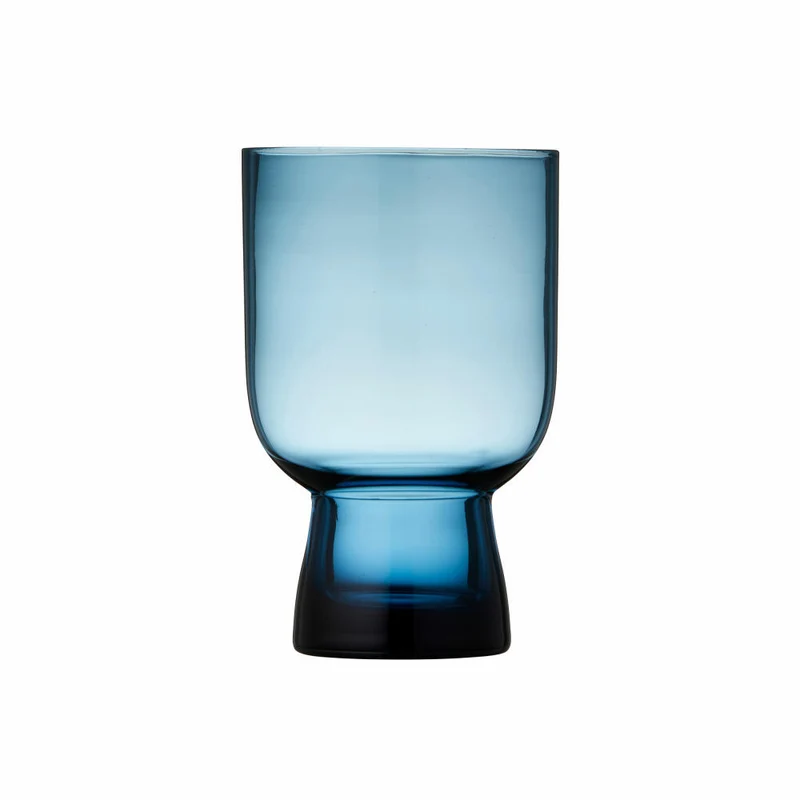 Lyngby Glas Wasserglas Sorrento 4er Set, Becher, Glas, Blau, 300 ml, 32745
