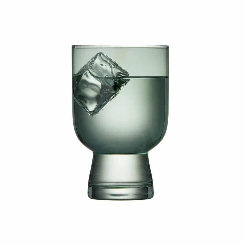 Lyngby Glas Wasserglas Sorrento 4er Set, Becher, Glas, Grün, 300 ml, 32746