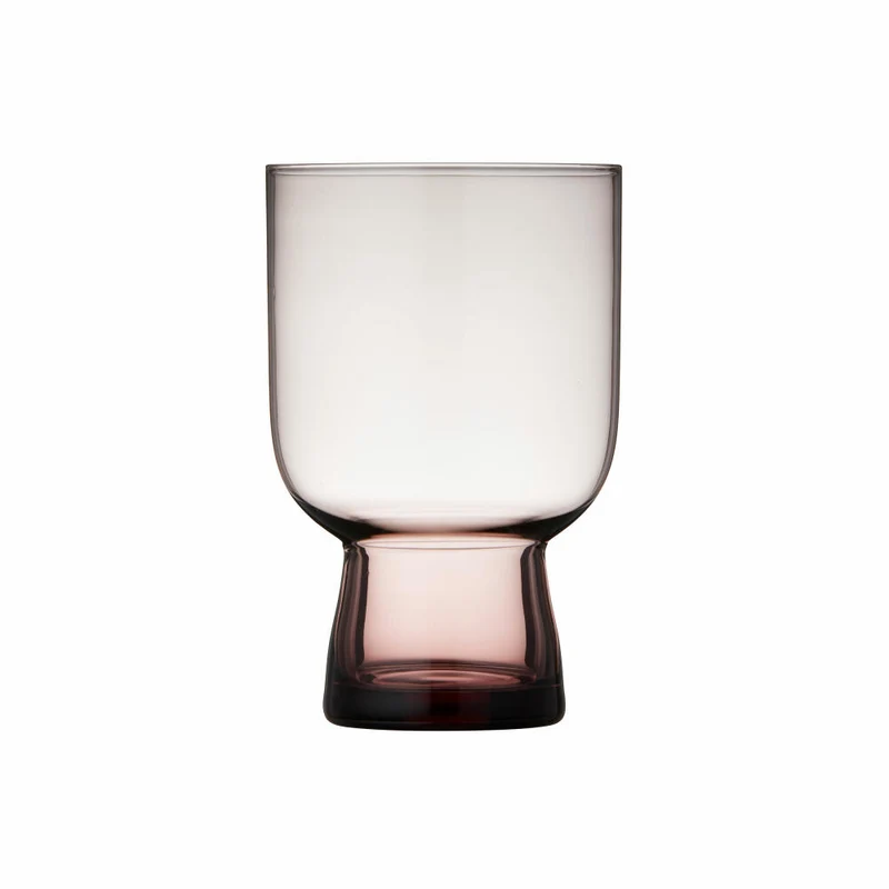 Lyngby Glas Wasserglas Sorrento 4er Set, Becher, Glas, Pink, 300 ml, 32747