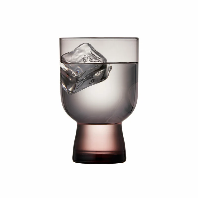 Lyngby Glas Wasserglas Sorrento 4er Set, Becher, Glas, Pink, 300 ml, 32747