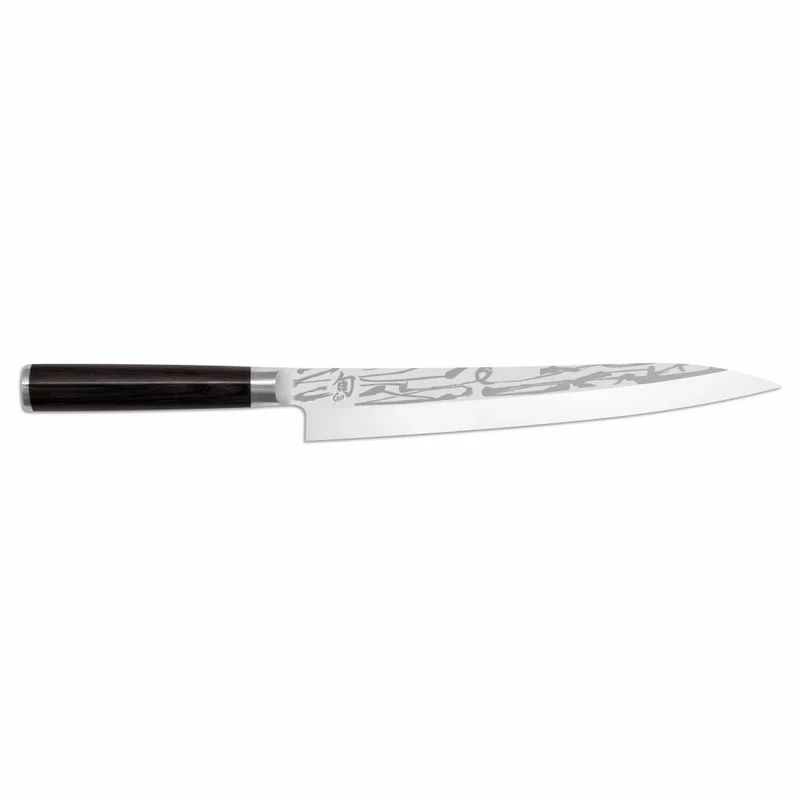 Kai Küchenmesser Shun Pro Sho Yanagiba, VG10-Stahl, Pakkaholz, Klingenlänge 24 cm, VG-2005