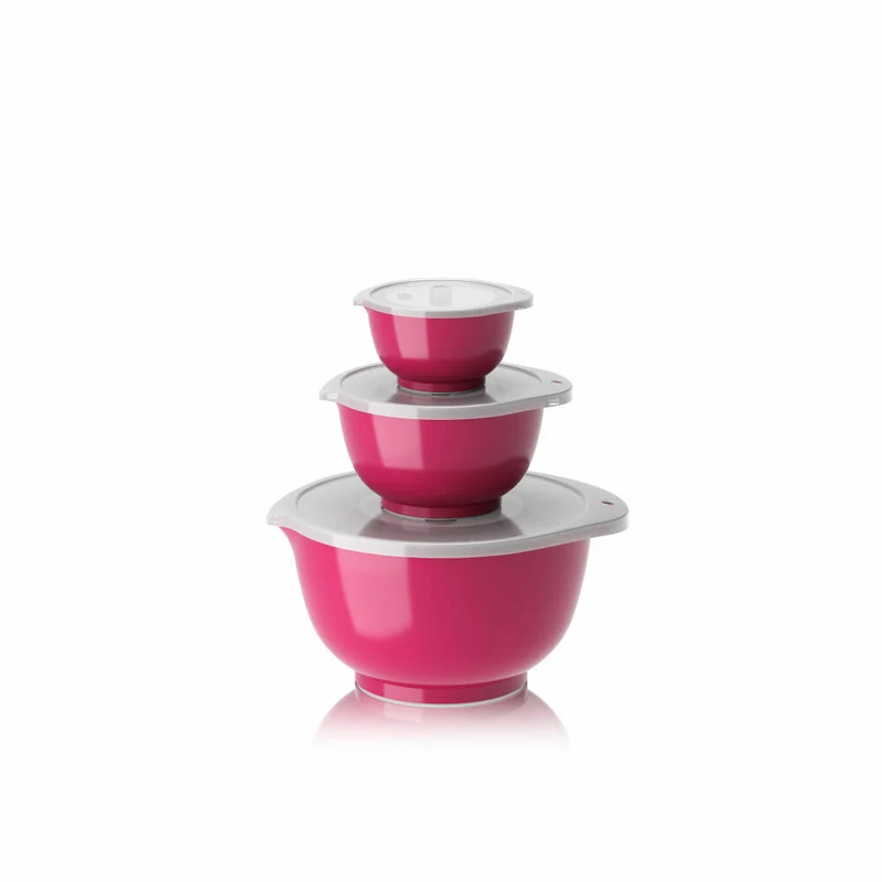 Rosti Schüssel-Set Margrethe New 6-tlg., Durostima, Beetroot, 0.25 + 0.75 + 3 L, 29944
