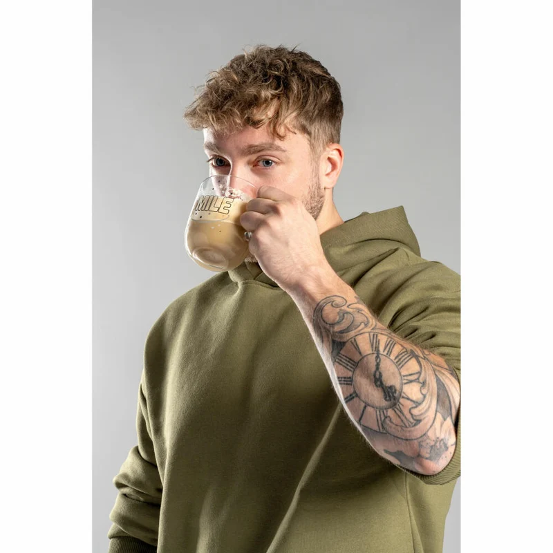 Leonardo Tasse Ufficio Smile, Kaffeetasse, Becher, Glastasse, Kalk-Natron-Glas, 400 ml, 047080