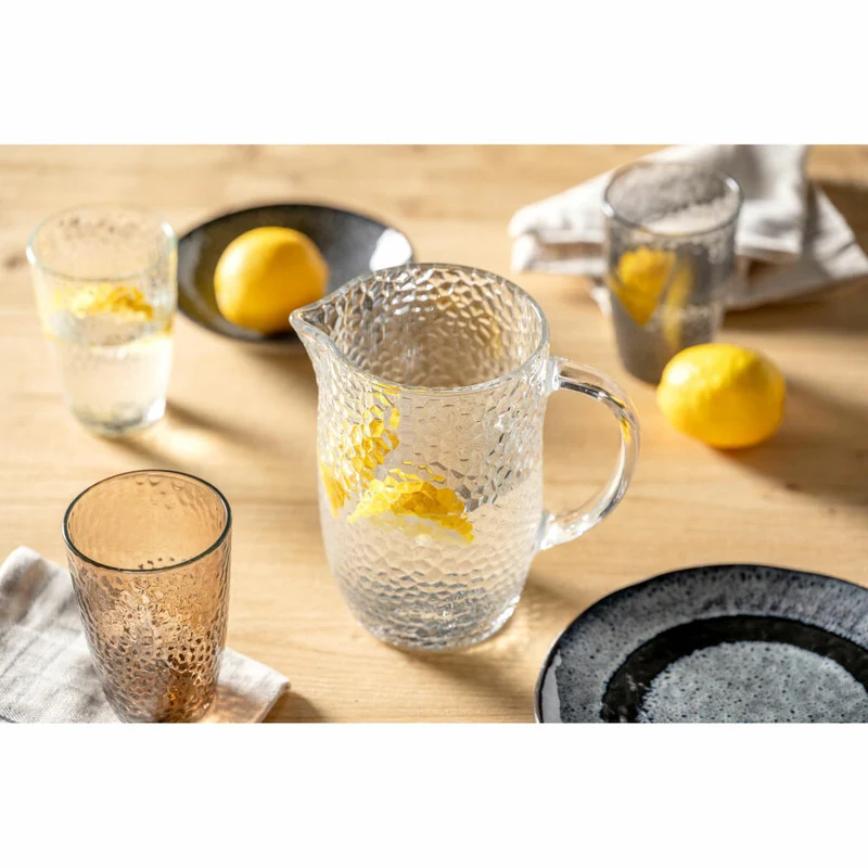 Leonardo Krug Matera, Wasserkrug, Kanne, Glaskrug, Kalk-Natron-Glas, 1 L, 053344