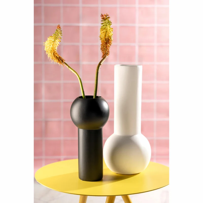 Leonardo Keramikvase Brera, Vase, Dekovase, Blumenvase, Keramik, Schwarz, H 31 cm, 059012