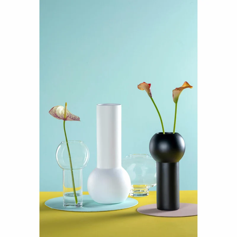 Leonardo Keramikvase Brera, Vase, Dekovase, Blumenvase, Keramik, Schwarz, H 31 cm, 059012