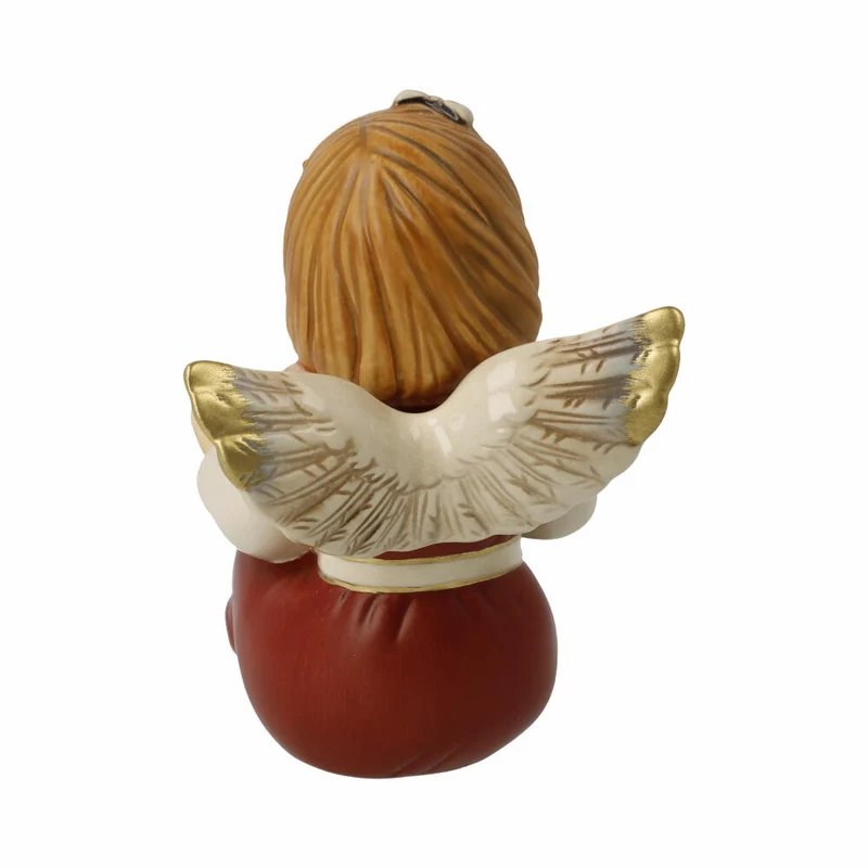 Goebel Engel Liederstunde, Dekofigur, Steingut, Bordeaux, 10 cm, 41651291