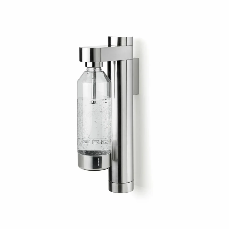 Stelton Wassersprudler Brus mit Wandhalterung, Edelstahl, Kunststoff, Steel, 2102
