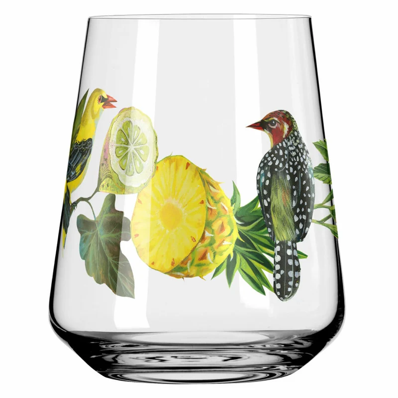 Ritzenhoff Universalglas 2er-Set Sommertau 001, 002, Olaf Hajek, Kristallglas, 510 ml, 2932001
