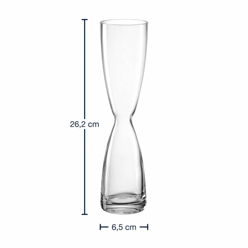 Leonardo Solifleurvase Diabolo, Vase, Dekovase, Blumenvase, Glas, H 26 cm, 045264