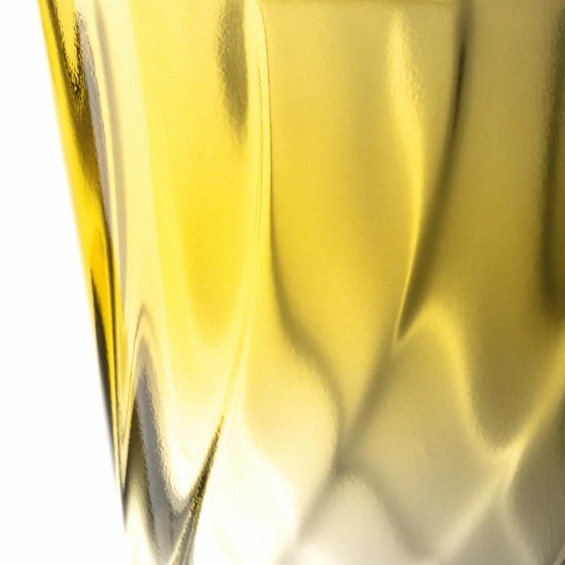 Leonardo Trinkglas Twist, Wasserglas, Saftglas, Kalk-Natron-Glas, Gelb, 215 ml, 046966